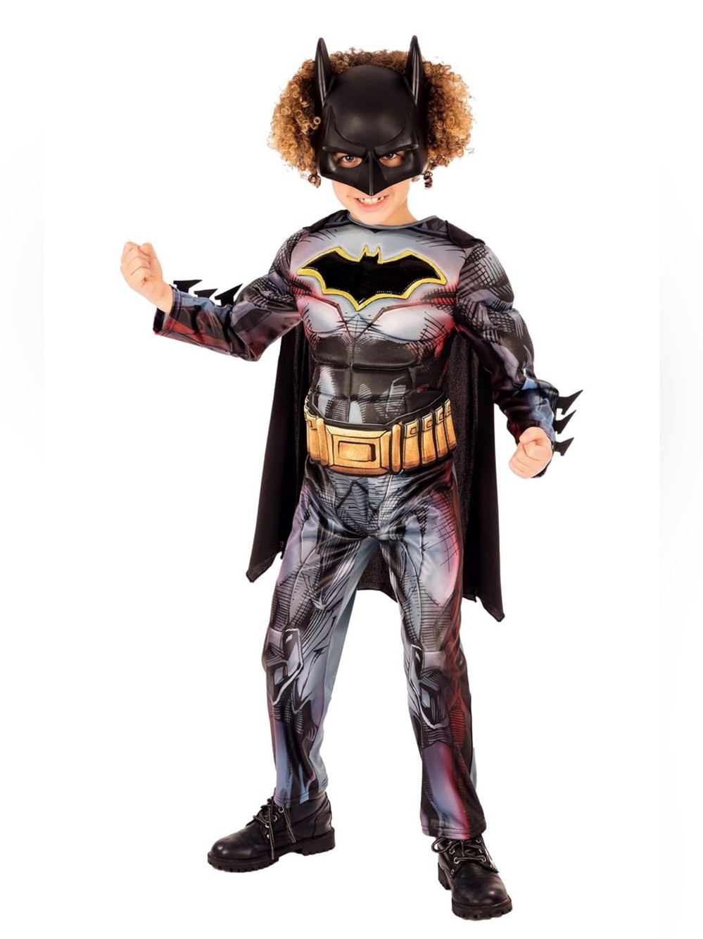 DC Comics Boys Dress Up Costume Batman Size 6